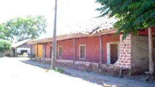 Typical Chilean houses near San Javier Chile