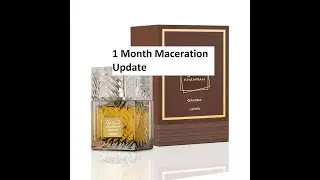 1 Month Maceration Update on Khamrah Qahwa EDP by Lattafa | Fragrances #259