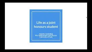 Life as a joint honours student