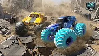 Monster Truck Stunt Part 3 - Car Game Android Gameplay, iOS