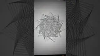 Awesome pattern draw using turtle programming in python. #python #turtle #shorts #fun