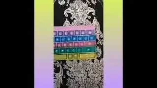 my new pop it keyboard💜 #viral #viralvideo #popit keyboard