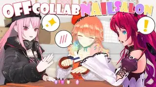 【OFF COLLAB】doing each others nails with camera ON! 💅 #kfp #キアライブ
