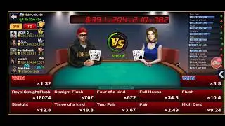 How to play and win in Bullfight DH Texas Hold'em Poker - Live Stream