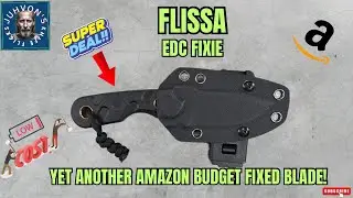 Нож для ежедневного ношения с фиксированным клинком по доступной цене! Amazon Flissa 7