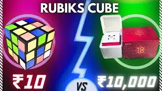 Testing ₹10 vs ₹10,000 Rubik's Cubes