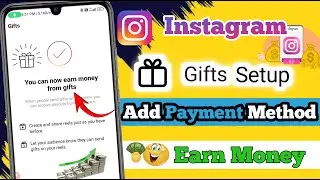 instagram gift option Setup Bank Account Link || How to Setup instagram gift option