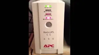 APC Back-ups CS 650 beeping every 2 seconds