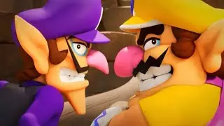 Mario Tennis Fever: Wario and Waluigi 
