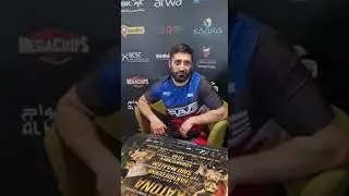 Tiblisi, Georgia's Mikheil Sazhiniani answers 2 questions before BRAVE CF 57 in Bahrain