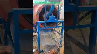 10.5 fit double chamber roaster machine trial #mufoli roaster machine #chana_rostar_machine #