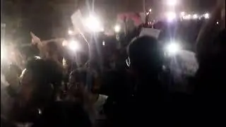Lucknow  protest  on no normalization  one day exam ..# make it trending and viral