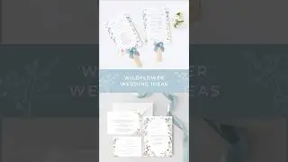 Wildflower Wedding Ideas 🌼 #wildflowers #wedding #weddinginspo #weddinginvitations #bridetobe