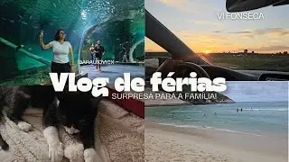 vlog de férias ~ fomos para o rio e fizemos surpresa para a família, matando a saudade, gatinha