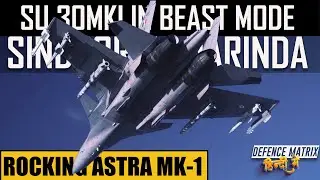 Su 30MKI In Beast Mode | Rocking Astra Mk1 in Sindoor Formation | हिंदी में
