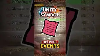 Useful Events 💫 Unity Symbol | Monster Hunter World #MHW #Shorts