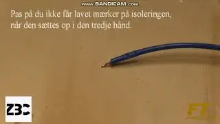 Eksempel p&aring; fortinning af ledning AMU elektronik med lyd