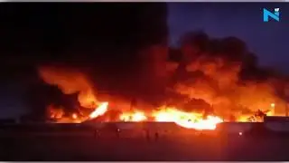 Breaking: Massive fire at plastic factory in Gujarat's Kutch