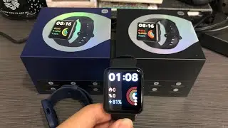 Xiaomi Redmi Watch 2 Lite Unboxing + First Boot Up (Blue & Black)