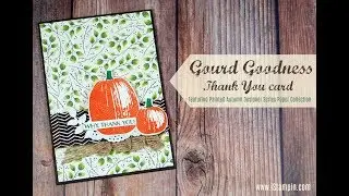 Stampin' Up! Gourd Goodness + Painted Autumn Designer Series Paper