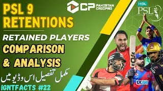 PSL 9 retained players list || #psl2024 #igntfacts