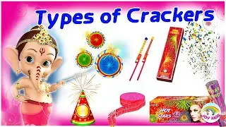 Learn Type of crackers l Crackers Name in English l Different Crackers Name in English (Diwali)