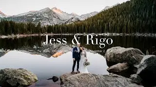Snowy Elopement With Beautiful Vows - Rocky Mountain National Park