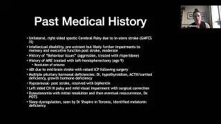 Lessons Learned in a Year: Management of severe behavioural problems in a medically complex patient.