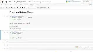 Function with Return Value - Introduction to Python: Absolute Beginner Module 2 Video 4