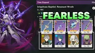 New Stygian Onslaught 6.2/Luna III | C0 F2P Alhaitham - 113s Iniquitous Baptist | Fearless Diff