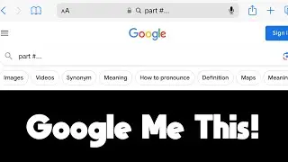 Что происходит, когда вы ищете Google &mdash; Часть № 121g