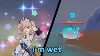 Barbara vs Hydro slime | Round 2