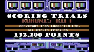 Koronis Rift (C64) Scoring Trials, no cheats (132k score)