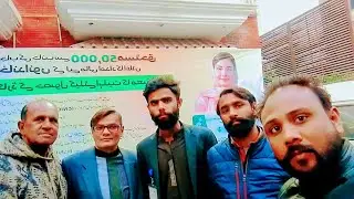 #Today Me Ali Abbas Khan Vice President PMLN SMT Lhr registering a BISP survey of poor people