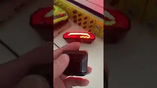 Smart Bike Tail Light USB Rechargeble with Turn Signal and Brake Light