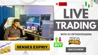 LIVE TRADING NIFTY - SENSEX -BITCOIN- JAN - 08/01/2026 తెలుగు లో #trading #scalping #options