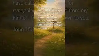 #Jesus calls us #friends John 15:14&ndash;15 #Peaceful #scripture art for #reflection & #sharing. #John15
