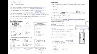 How to find Density Mass Volume