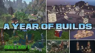 One Year of Minecraft Builds - Minecraft Cinematic - AdieCraft