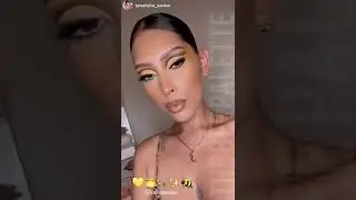 THE BEE PALETTE 🐝 YELLOW CUT CREASE MAKEUP TUTORIAL by @tatanisha_sankar 💛🙌🏾 This is a sign to u