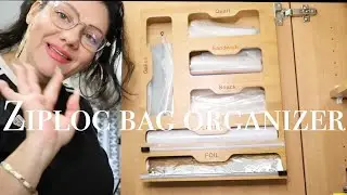 ZIPLOC BAG ORGANIZER II BAG STORAGE ORGANIZER FOR KITCHEN DRAWER