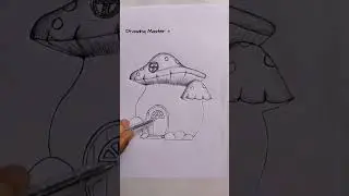 Mushroom House😍🍄 #viral #shorts #trending #art #drawing #drawingmaster