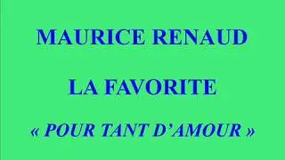 Maurice Renaud   La Favorite   Pour tant d'amour   Predog 032092 enregistr&eacute; le 15 octobre 1908