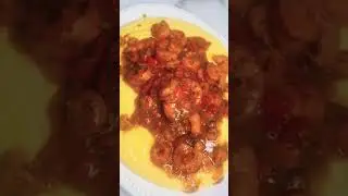 Louisiana Crawfish Shrimp & Organic Grits  😋