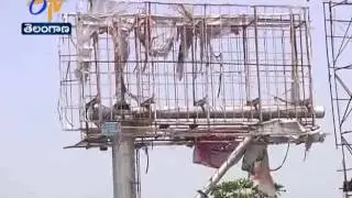 Remove Illegal Hoardings and Banners in GHMC: Orders KTR