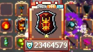 The BROKEN 23,464,579 Shield Run in Oaken Tower