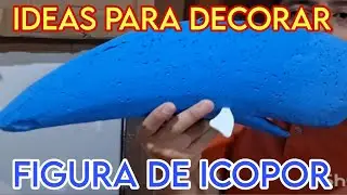 Ideas creativas para decorar  / figura en icopor 3D #craftideas #diy 