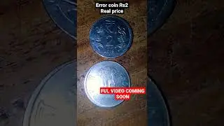 Shift Error Coin Rs2 Price Rs5000?#shorts #rarecoin #coinjourney
