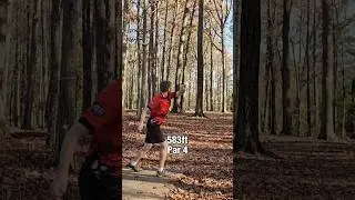 Birdie of the Day, doubles teamwork gets me a forehand! #discgolf #sports #birdie