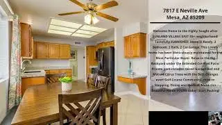 7817 E. Neville Ave, Mesa, AZ 85209 Goodale Realty Team (480) 734-8781 [2019]